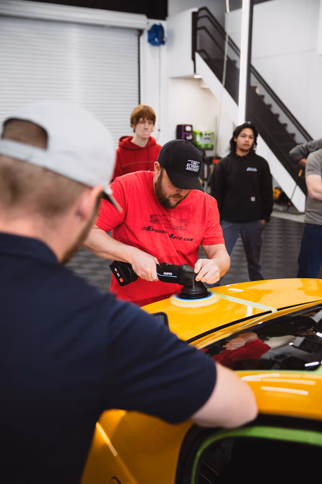 GTechniq and Rupes training session at EAG